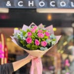 10'lu Pembe Gül Buketi