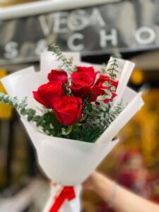 7'li Kırmızı Gül Buketi