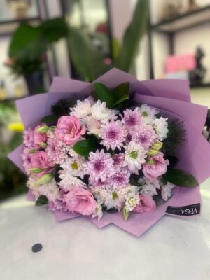 Lisyantus Ve Kasımpatı Buketi